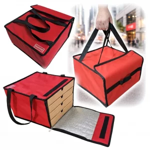 bolso termico delivery 4 cajas de pizza