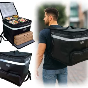 mochila termica delivery de doble tapa reparto hamburguesas pizzas bebidas hamburguesas medicamentos Termofood