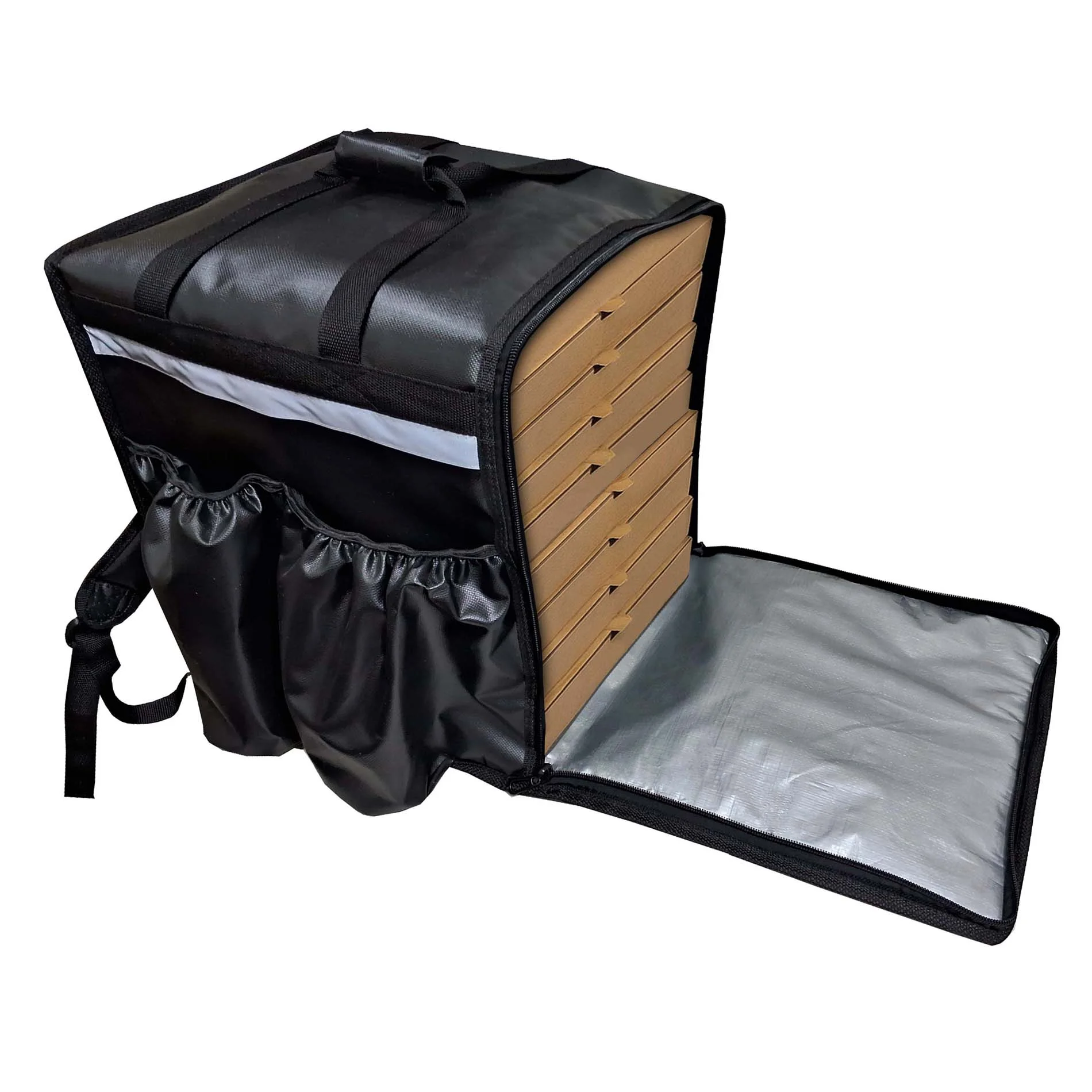 mochila termica delivery con portabotellas Termofood