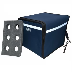 mochila termica clasica delivery reparto pedidos apps mensajeria con portavasos